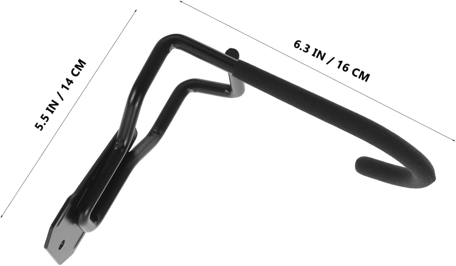 Mipcase 4pcs Heavy Duty Garage Wall Mount Hooks Sturdy Bike Rack for Efficient Storage Space Saving Organization Elegant Design for Tools and Bicycles