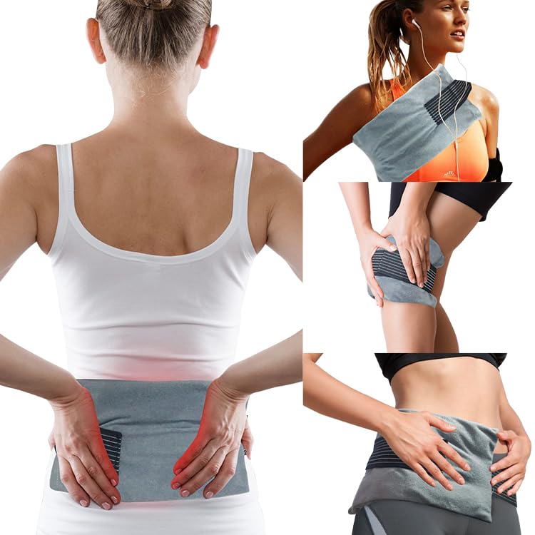 Ice Pack, Reusable Hot and Cold Therapy Gel Wrap Support Injury Recovery, Alleviate Joint and Muscle Pain – Rotator Cuff, Knees, Back & More