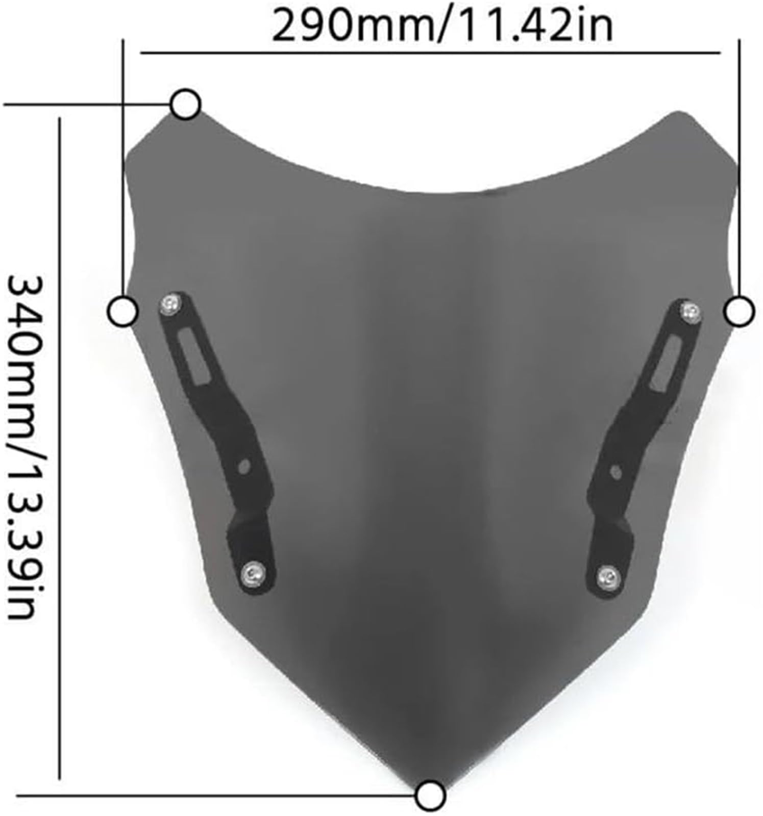 Parabrezza per moto Parabrezza Deflettore antivento per moto per Yamaha per MT25