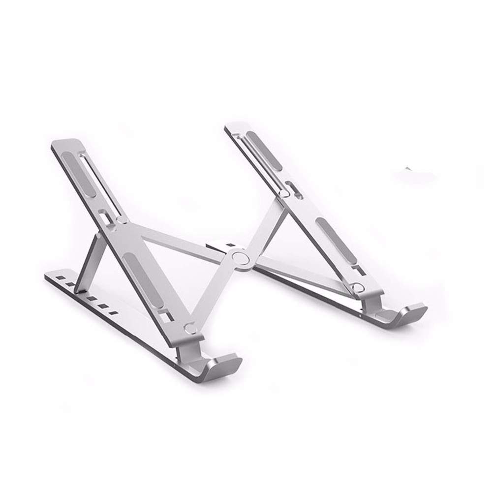 Laptop Stand Portable 6 Heights Adjustable Aluminum Desktop Ventilated Cooling Holder Folding