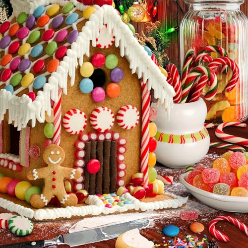 Springbok Gingerbread House Rompecabezas de 500 Piezas para Adultos | Piezas de Corte Único, Hecho en USA, Materiales Ecológicos miniatura 1