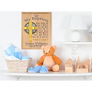 Baptismgiftblessingpersonalizedchristeninggiftsforboysbabygirlsbabiesmadeinusamybaptism Urban Country Home Decor Baptism gift blessing personalized christening gifts for boys baby girls babies made in usa my baptism urban country home decor