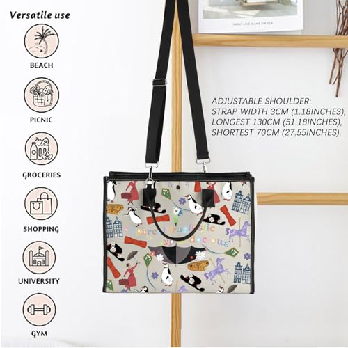 Bolso Tote Musical Inspirado en Película Supercalifragilistic miniatura 4