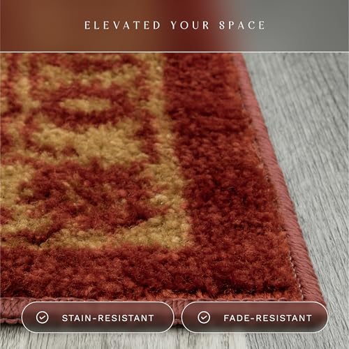 Tapete Maples Rugs Georgina Rojo 116x76 cm miniatura 4