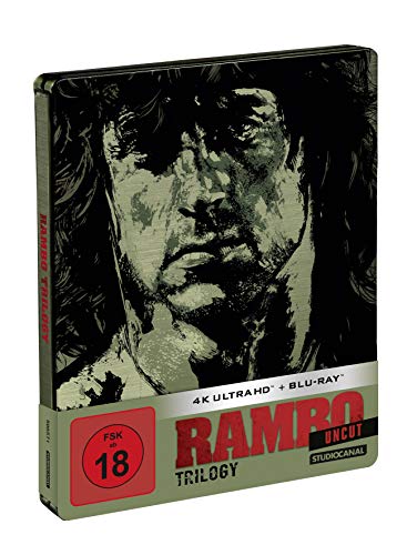 Rambo Trilogie – 4K Steelbook (UHD + Blu-ray Disc)