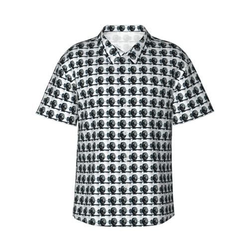 Chemise hawaïenne légère pour homme manches courtes respirante sport