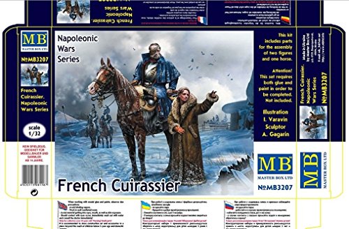 Masterbox French Cuirassier Napoleonic Wars 1/32 miniatura 1