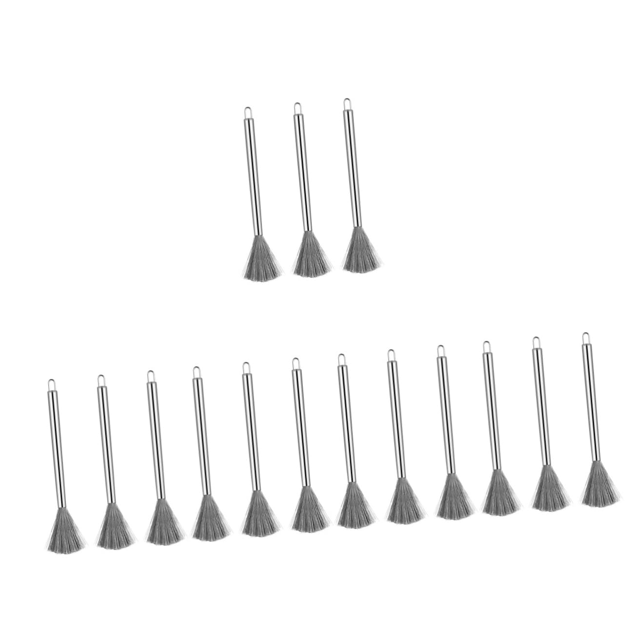 BESPORTBLE 15piezas Cepillo De Limpieza De Inoxidable para Olla De Cepillo De Cocina Multi-Funcional para Fregar Sartenes y Utensilios De Cocina