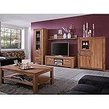 Wohnwand KIROYAL Wildeiche massiv geölt