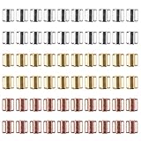 hobbyhub 60Pcs Metal Bra Clasp,Metal Multicolor Buckle Accessories Underwear Buckle for DIY Craft Bra Swimsuit