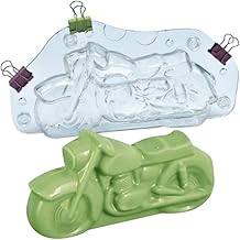 Moldes para decoração de bolos, formato de motocicleta 3D, molde para chocolate, doces, açúcar, faça você mesmo, molde de bolo 3D para cozinha, assar, motocicleta, molde de doces