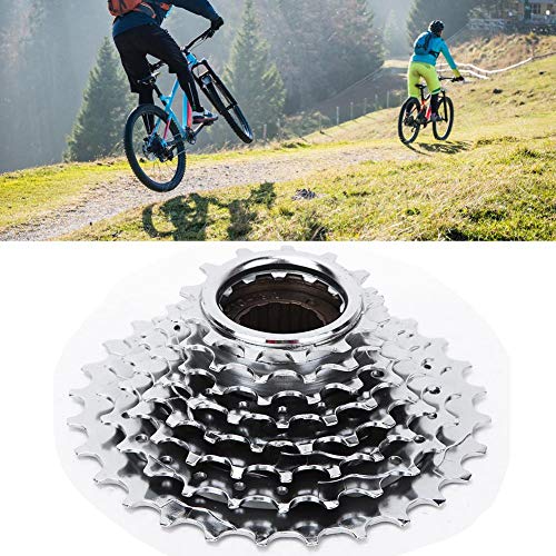 Volante traseiro de bicicleta com resistência ao desgaste brilhante, montanha de(8 speed-chrome plat