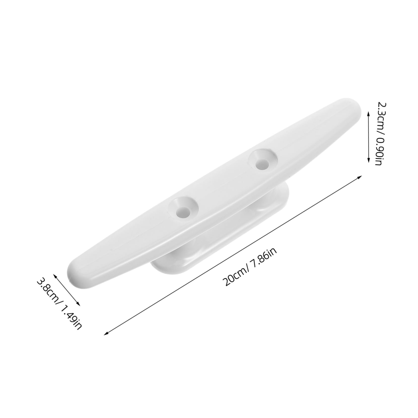 Abaodam Nylon Dock Cleat for Boats and Kayaks Portable Rope Holder Accessory for Anchoring and Mooring Lightweight and Versatile Design