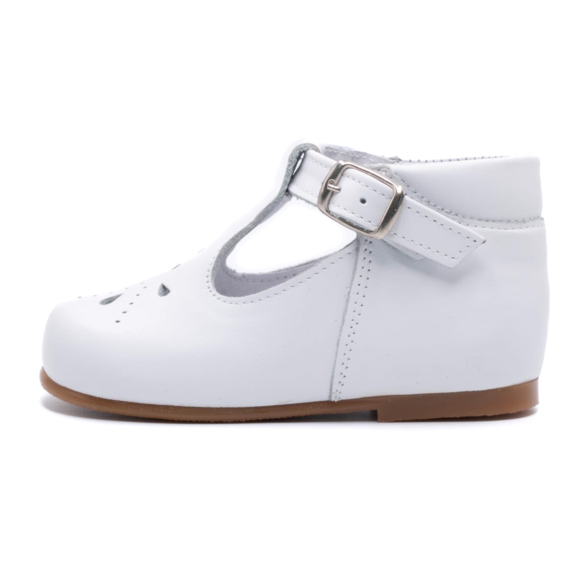 Boni & Sidonie - Zapatos para bebé, Blanco (blanco), 23 EU