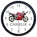 Price comparison product image Key Expressions Personalised Classic Motorcycle Wall Clock for DUCATI 916 Enthusiasts