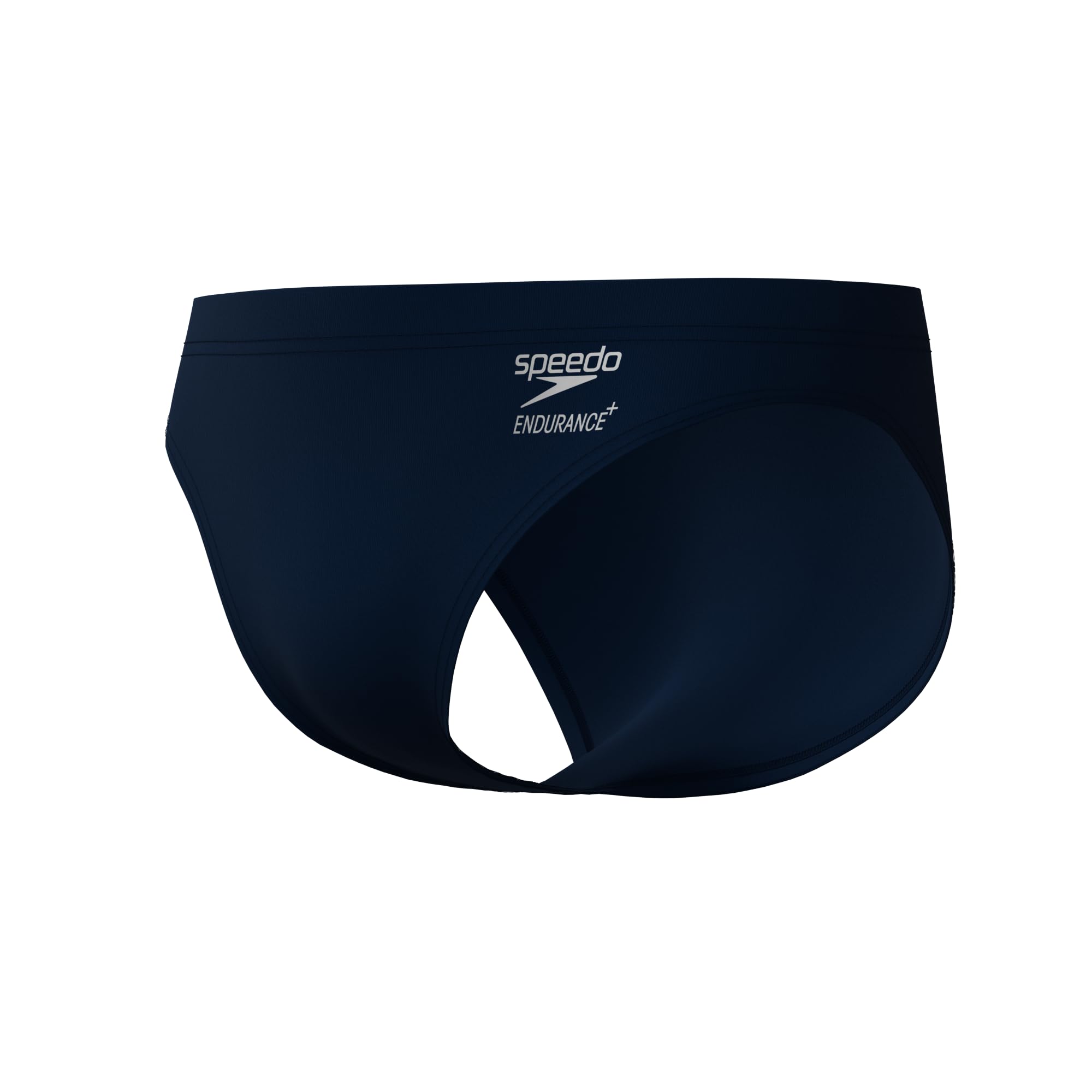 Speedo Men's Solid Brief Endurance+ Swim Trunks Swimmers Navy Size 32