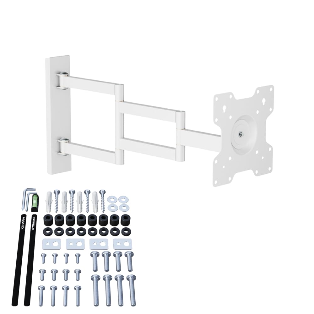 Axis XL 70 cm Soporte de Pared para TV con Brazo Articulado Blanco