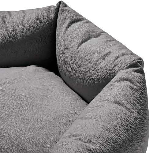 Orthopädisches/Ergonomisches Hundesofa Merida 6-eckig Farbe anthrazit, Größe XL