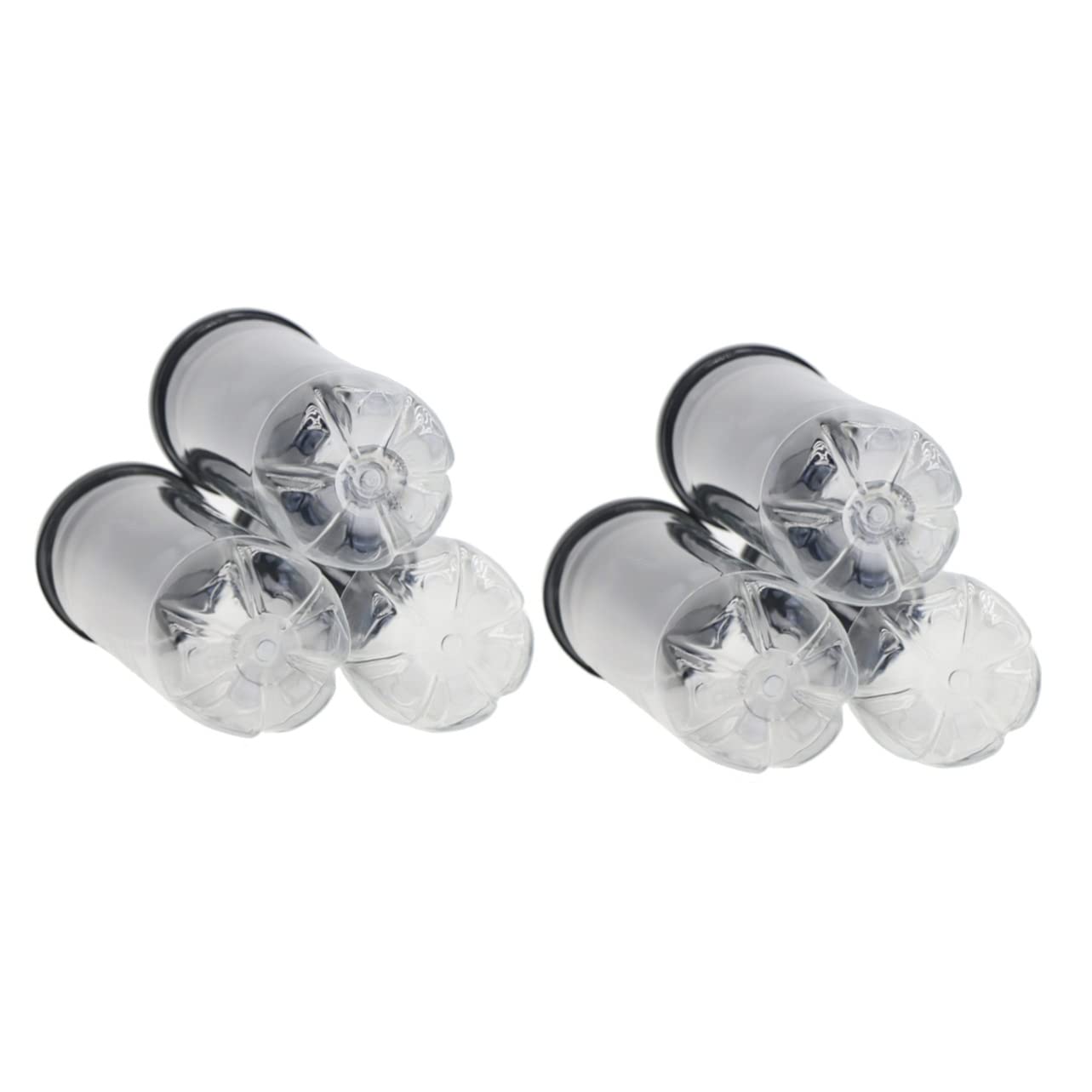 ifundom 2sets 3pcs Tennis Balls Storage Resistant Container with Lid Durable and Transparent Balls Storage Holder for Tennis Enthusiasts Players 3pcs*2