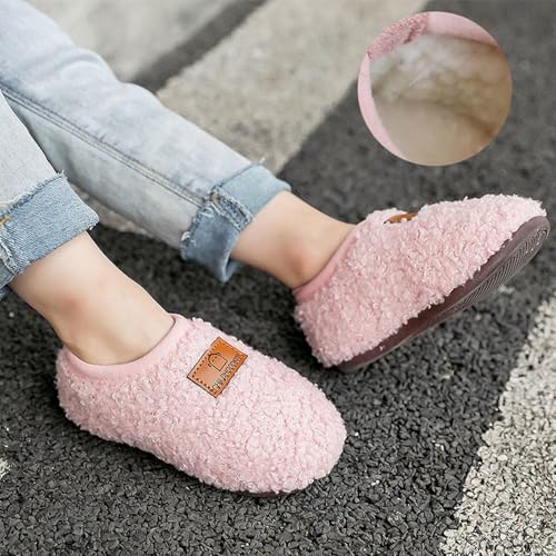 IWIHMIV Toddler Winter Shoes Girls Baby Home Fashion Cotton Slippers Infant Non Slip Soft Flat Shoes2