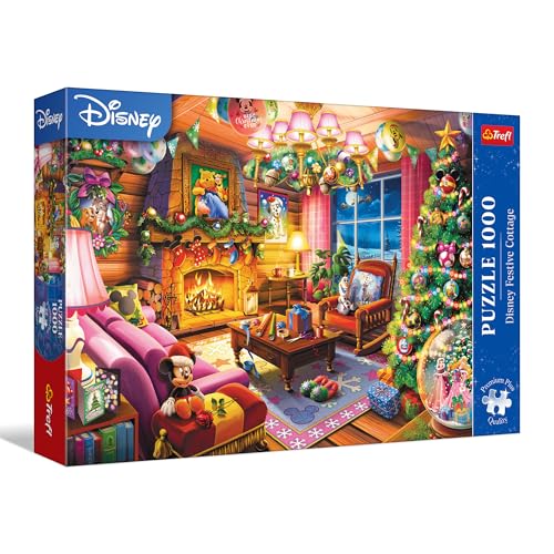 Trefl Premium Plus Quality - Puzzle Disney, Casita navideña de