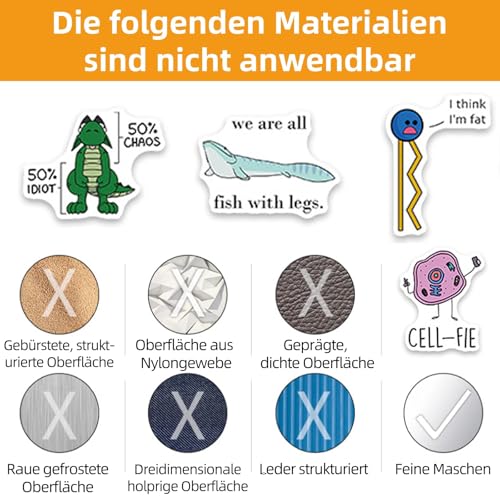 100 Stück Biologie Labor Aufkleber, Vinyl Cartoon Student Wissenschaftlich Aufkleber, Biochemie Geeignet für Laptop,Auto, Gepäck, Skateboard, Motorrad