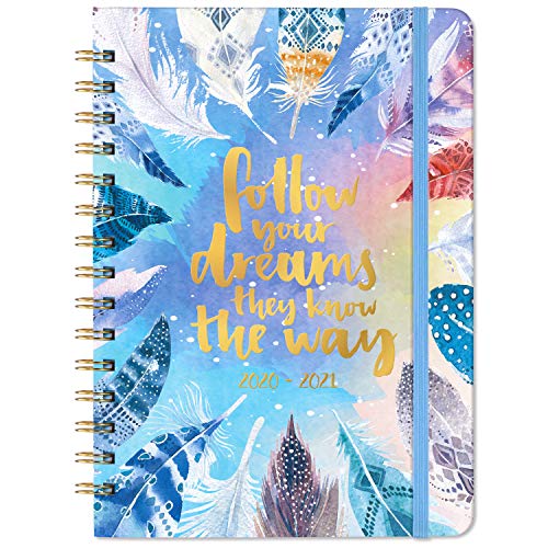 2020-2021 Planner - Acdemic Weekly & Monthly Planner with Tabs, 6.3" x 8.4"