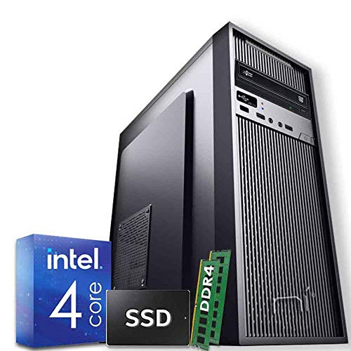 PC Desktop Computer Fijo Intel Quad Core 2.0 GHz RAM 16 GB/SSD/DVD/HDMI/WiFi/Completo