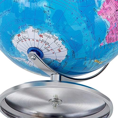 ZAMTAC HD 20cm Chinese and English Blue Student Globes Decoration Teacher Teaching Globe Living Room Study Home Decorations Accessories - (Color: Blue)