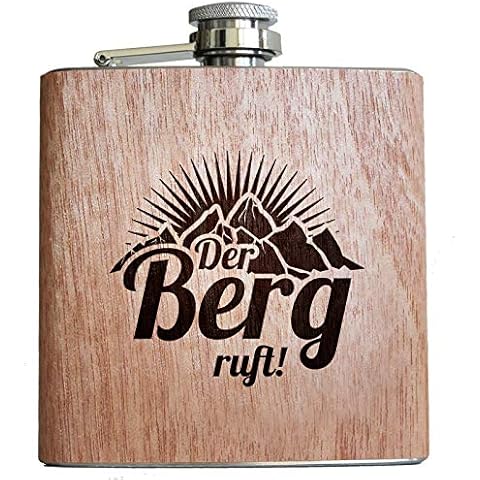 Pixelstudio Der Berg Ruft - Petaca de madera Cover
