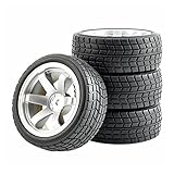 Ideales para carreras o carreras de velocidad: Ya sea para drifting, carreras o carreras en el patio, estas ruedas de goma para vehículos todoterreno RC mejoran el manejo. Ayudan a mantener el vehículo en el suelo durante saltos, derrapes o carreras a alta velocidad.