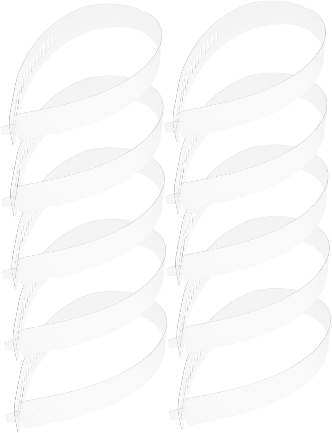 Shirt Collar Strips 100pcs Plastic Collar Strips for Blouse Shirt Neck Sticks