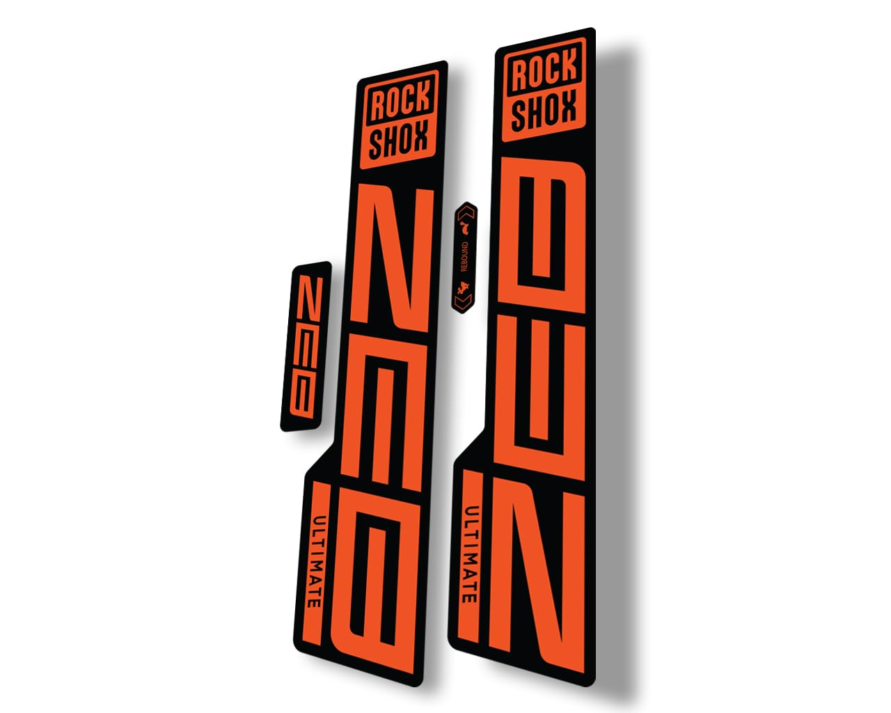Adesivi compatibili forcelle ROCK SHOX BLUTO adesivi decalcomanie