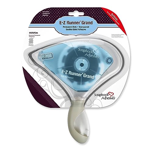 Scrapbook Adhesives EZ RUNNER GRAND PERM/BLUE Clear