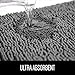 GORILLA GRIP Bath Rug Mat 70x24, Thick Soft Absorbent Chenille, Quick Dry Microfiber Mats, Rubber Backing Washable Shower Floor Rugs, Bathmat Runner, US Designed Bathroom Home Decor Accessories Grey