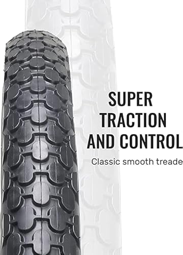 Mohegia Bike Tire,24" X 2.125" Folding Beach Cruiser Bicycle Replacement Tires/White Side Wall… #TOP1