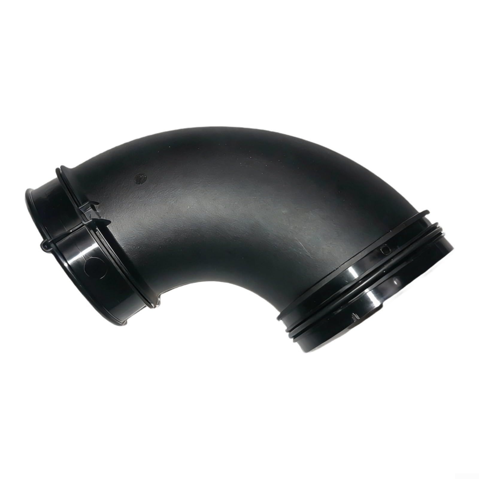 Kit de conducto de soplador de hojas, manguera corrugada flexible, abrazadera de tubo doblada, optimización del flujo de aire para BR800 BR800X BR450 BR700 SR450 plástico negro 3 piezas fácil