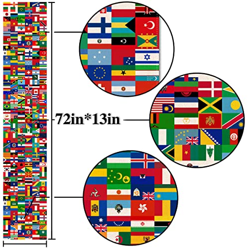 Nepnuser AMZ-0296 International Flag Table Runner thumb #2