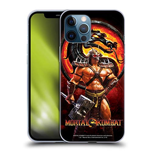 Head Case Designs Officially Licensed Mortal Kombat 9 Shao Kahn Character Art Soft Gel Case Compatible with Apple iPhone 12 Pro Max