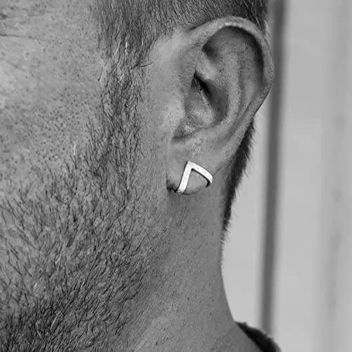 Pendientes de hombre para el día a día y ocasiones especiales de plata 2