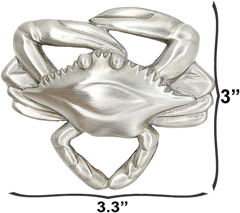 | Crab Cabinet Knob (Large), Pewter Collection Hardware | Kitchen, Bedroom, Living Room, Bathroom Cabinets and Drawers Hardware