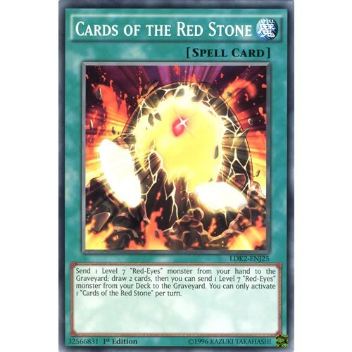 YuGiOh : LDK2-ENJ25 Limited Ed Cards of the Red Stone Common Card