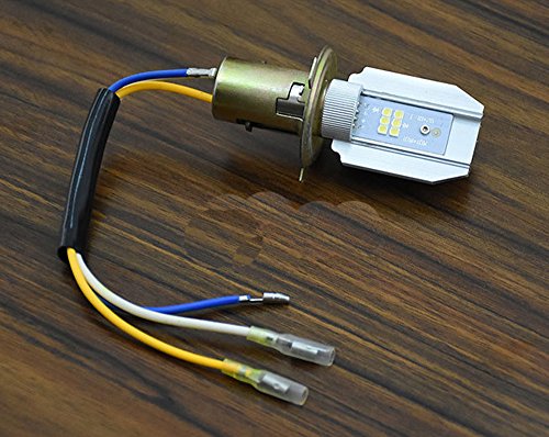 2x BA20D H6M Fassung Base Sockel Holder 3 Kabel Adapter for MOTO ATV BIKE QUAD