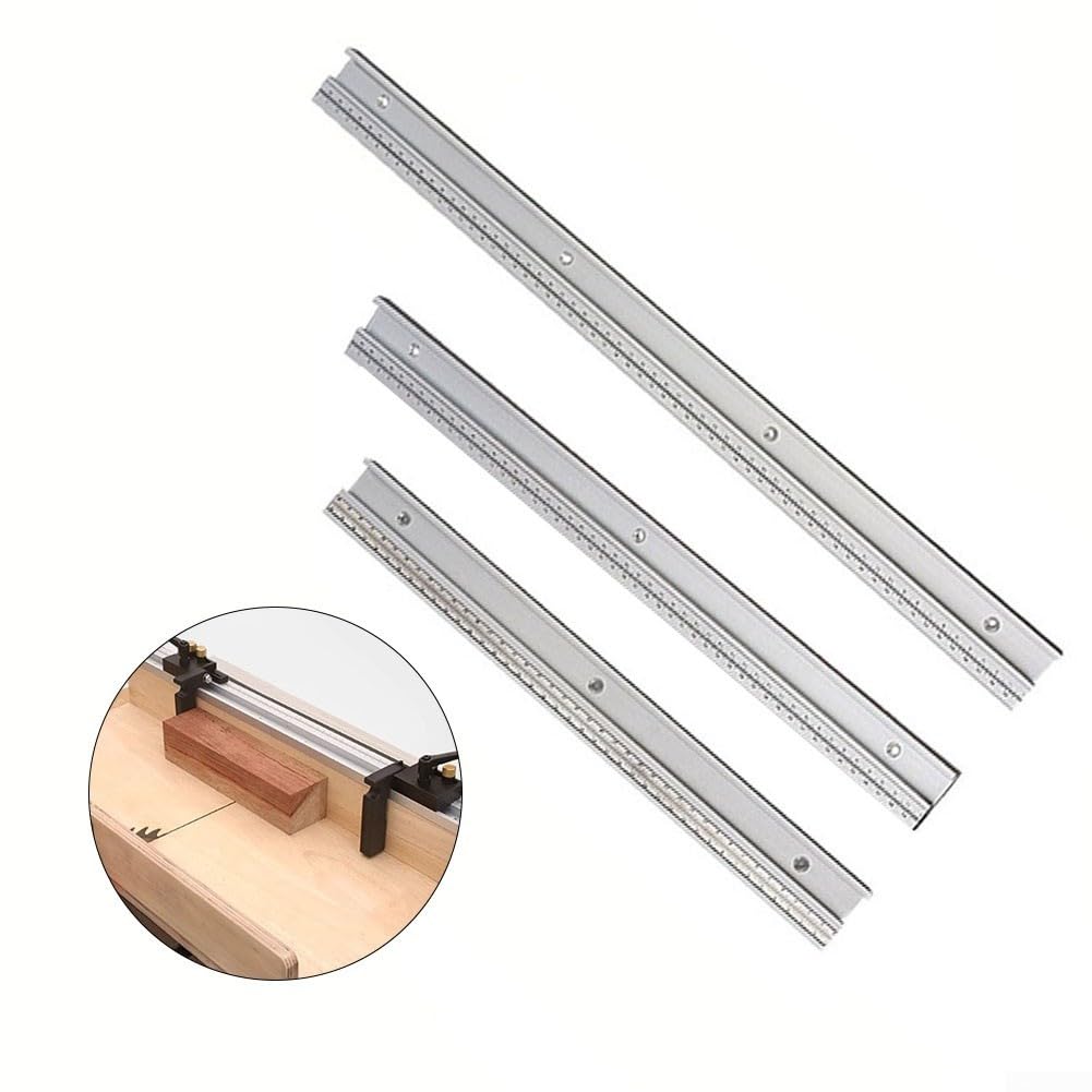 Binario a T con scanalatura a T a 45, binario a T in lega di alluminio 45 con scanalatura a T, binario a T per da banco router (60 cm)