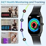 OUKITEL Smart Watch for Men Women, 2.0" HD Smart Watch(Answer/Make Call), Fitness Watch with 120+ Sports Modes, IP68 Waterproof, Heart Rate/Sleep/Spo2 Monitor/Pedometer, Smartwatch for Android iOS - Image 6