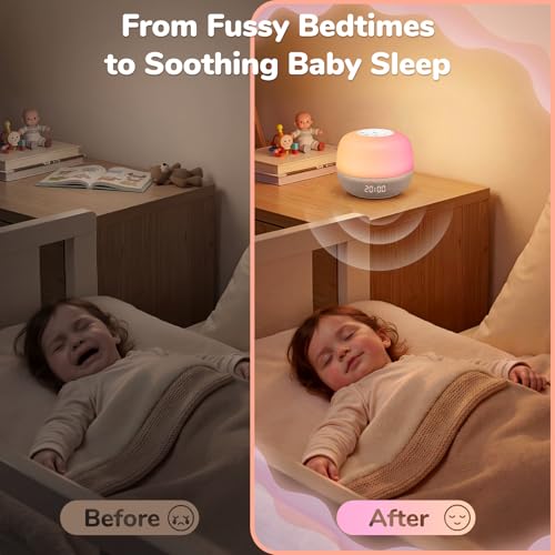 Berceuse pour bébés et machine à bruit blanc Mewaii pour des nuits calmes