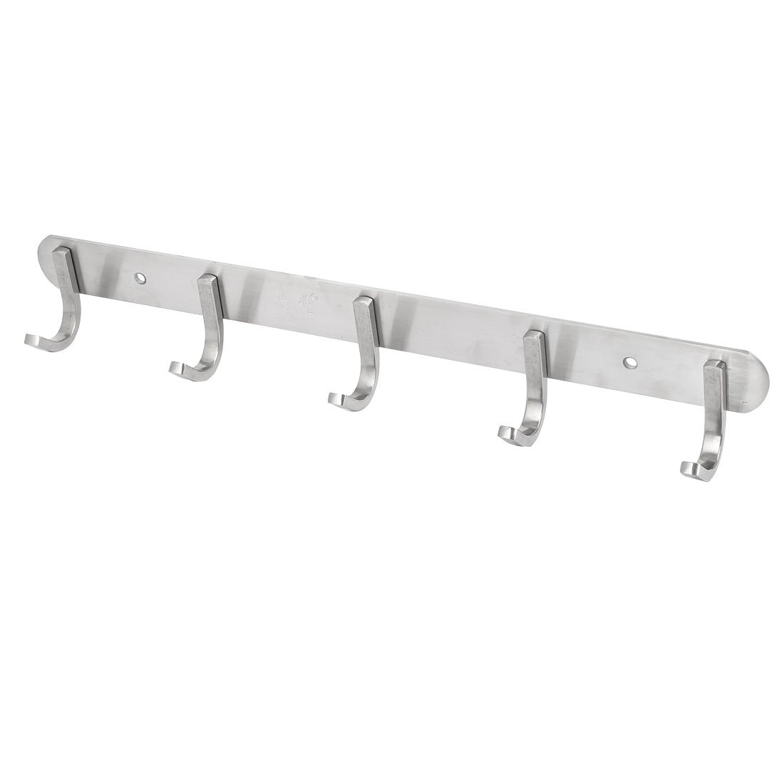 Appendiabiti Da Parete Con 5 Ganci In Acciaio Inox SUS 304 - Resistente E Lucido - 2