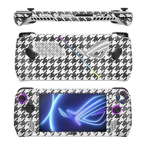 Image of MightySkins Glossy Glitter Skin Compatible with Asus ROG Ally - Houndstooth | Protective, Durable High-Gloss Glitter Finish | Easy to Apply