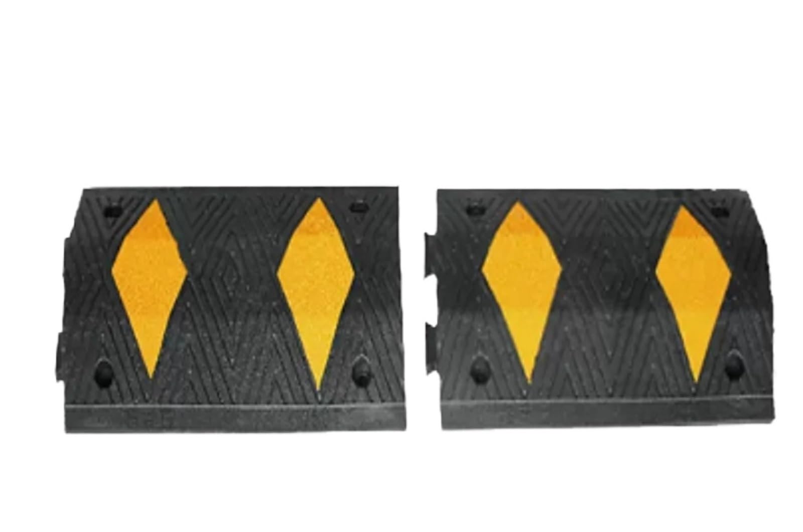 Ground Speed Bumps Rubber Speed Bump Ramp Deceleration Belt, Road Reducer, Cushion Shock Auto Limit Ridge Buffer Zone(Color 7)