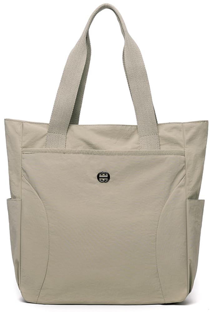 Bolsa Tote para mujer, hombro de nylon con cremallera miniatura 1